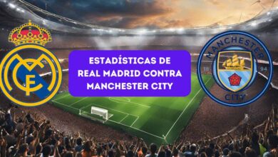 Estadísticas de Real madrid contra Manchester City