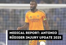 Medical Report: Antonio Rüdiger Injury Update 2025