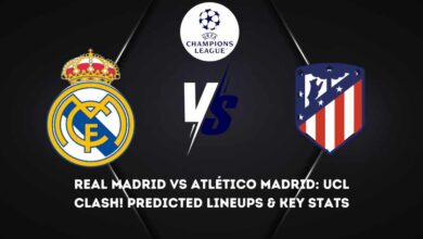 Real Madrid VS Atlético Madrid: UCL Clash! Predicted Lineups & Key Stats